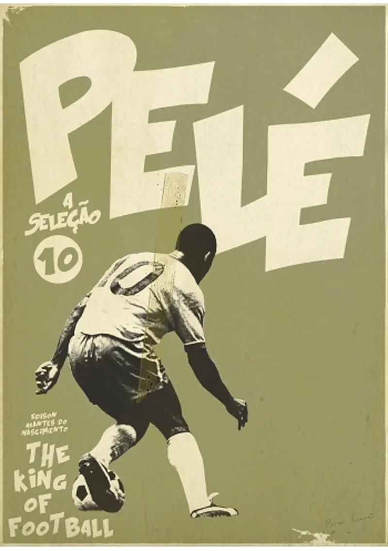Wallpaper of Pele in his youth