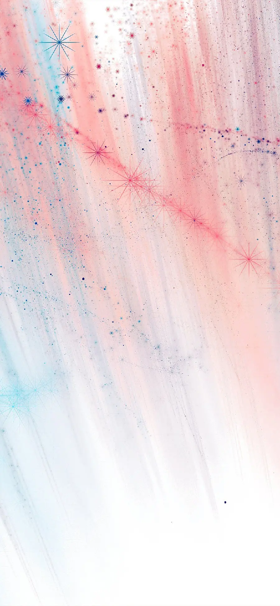 Watercolor graphic wallpaper in white, blue and red