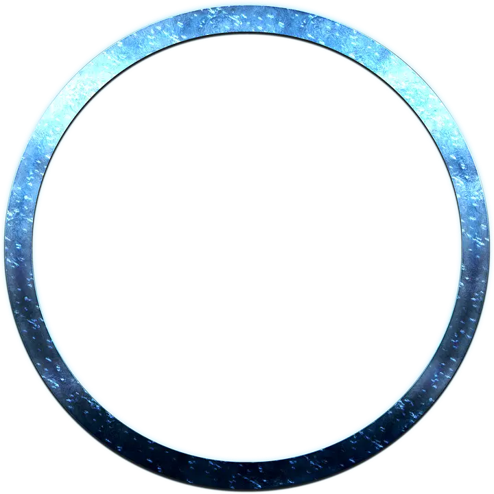 Download blue magic circle frame for clip