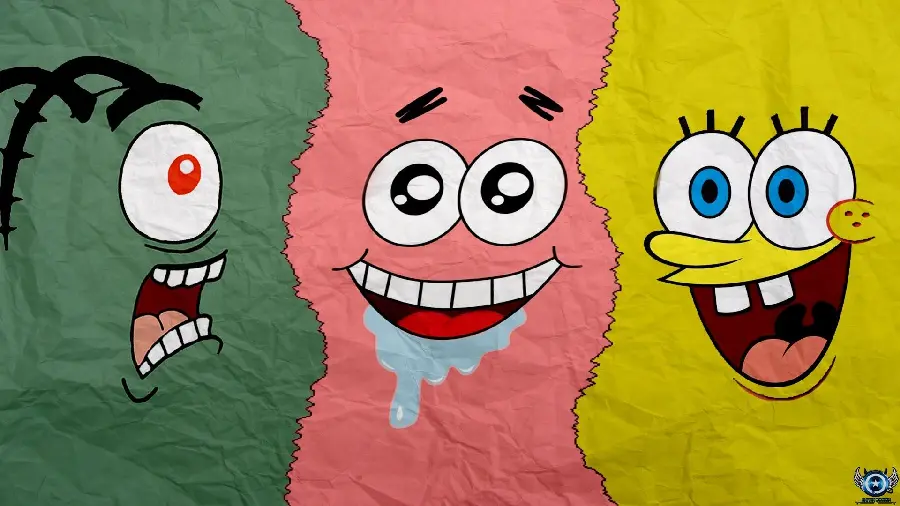 Funny picture of SpongeBob, Patrick and Plankton
