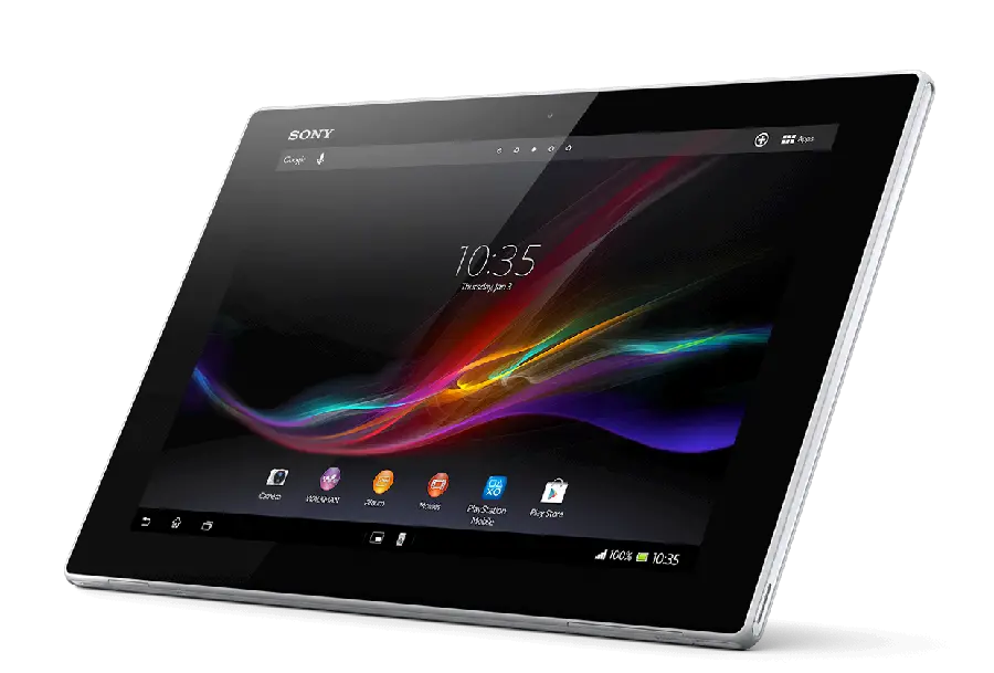 High quality png image with the best-selling sony tablet design