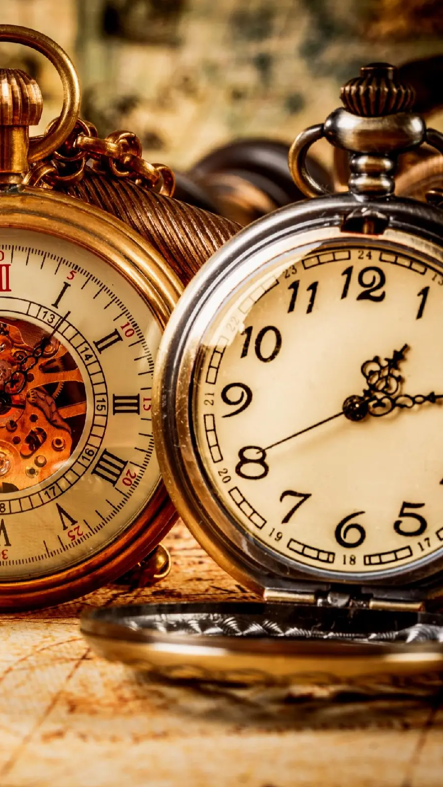 Download the Latest Luxury Old Clock Backgrounds for iPhone in 8K Quality 