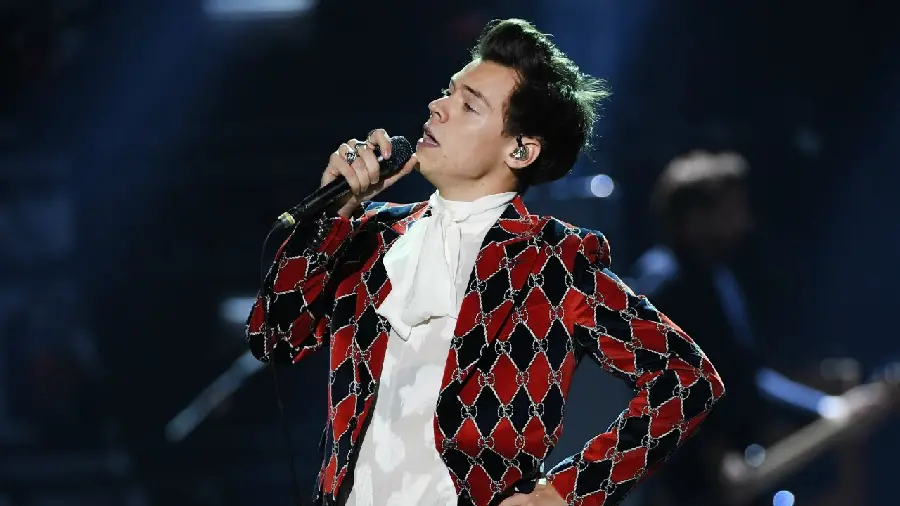 A cool photo of the famous singer Harry Styles British