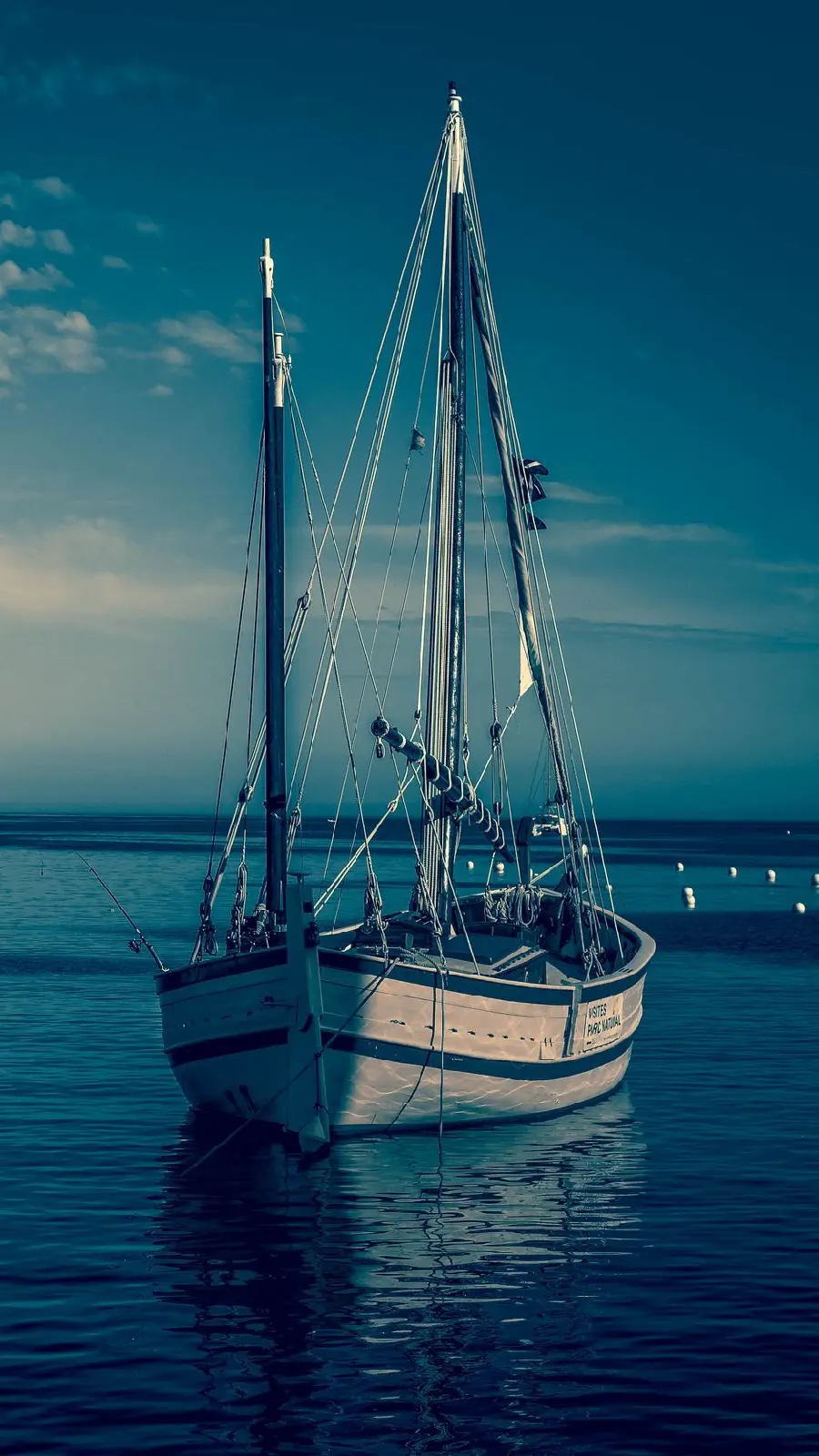 Full hd photo without text of a beautiful boat in the sea for a conceptual story