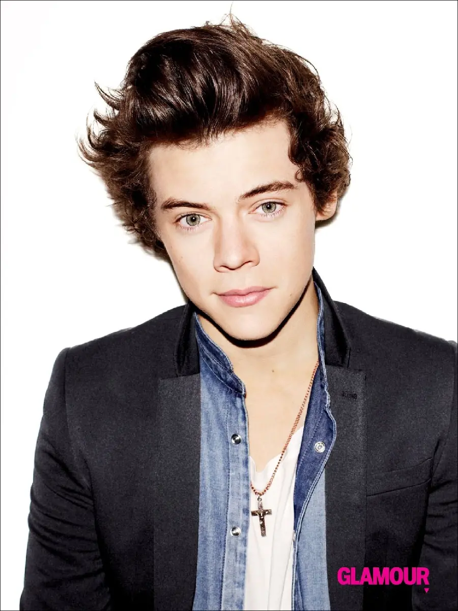 Beautiful Harry Styles Actor Wallpaper with His Famous Necklace