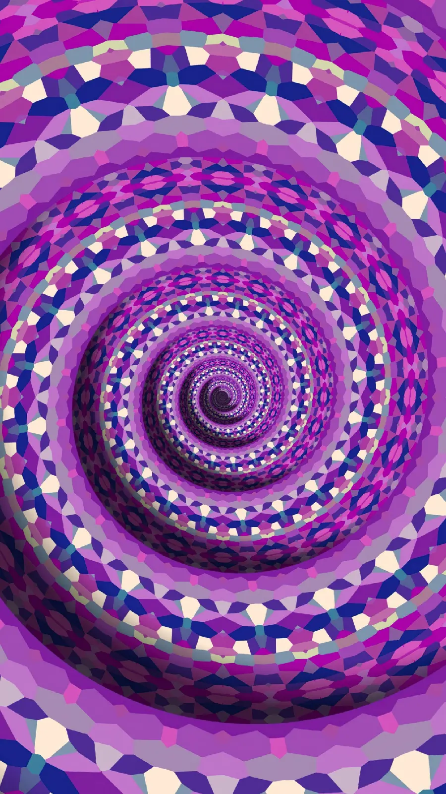 Beautiful Purple 3D Photo for iPhone 15 Pro Max Background