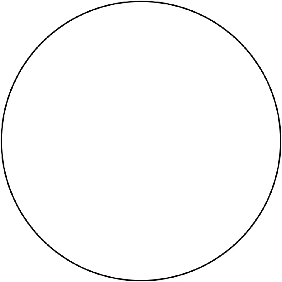 Large High Quality Simple Black Circle Image