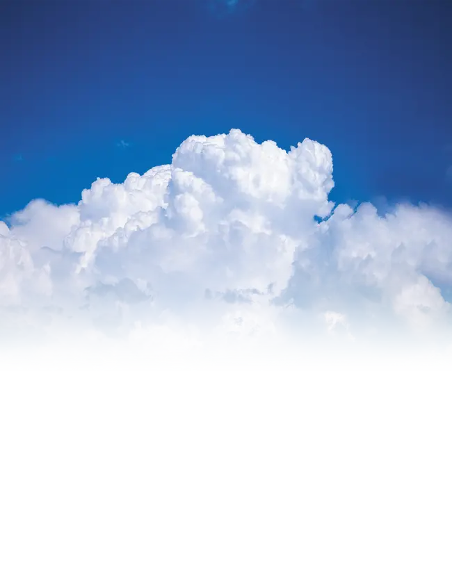 Natural Cloud Drawing with Blue Sky