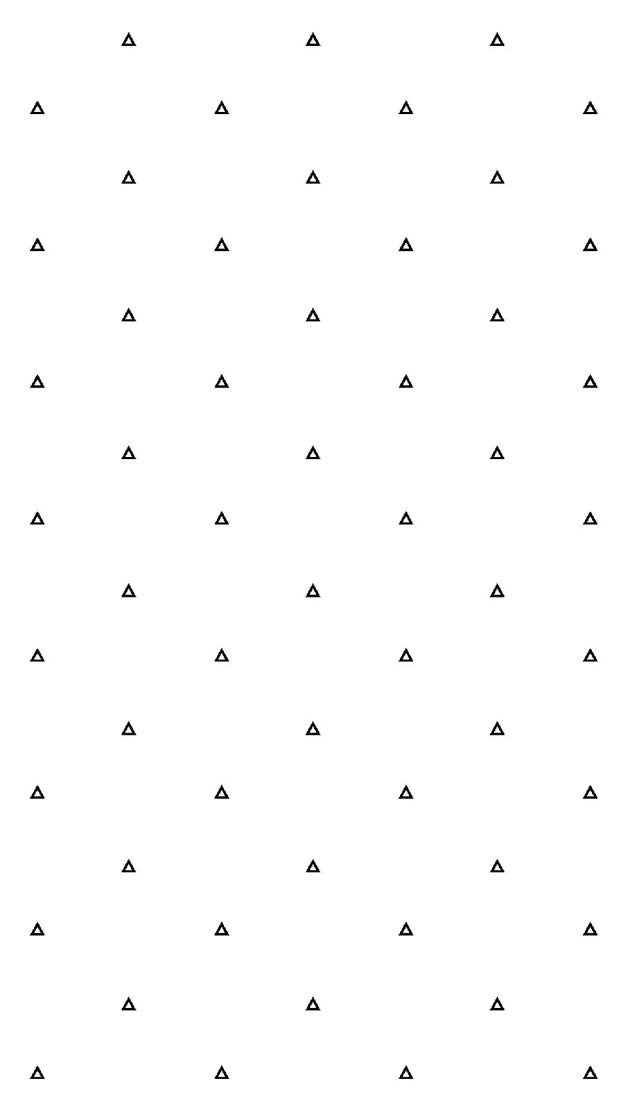Best Simple White Screen Wallpaper with Tiny Triangle Design