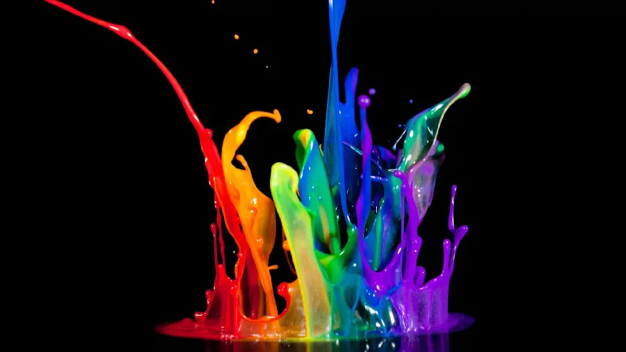 Free Colorful Water Drop Wallpaper for PC