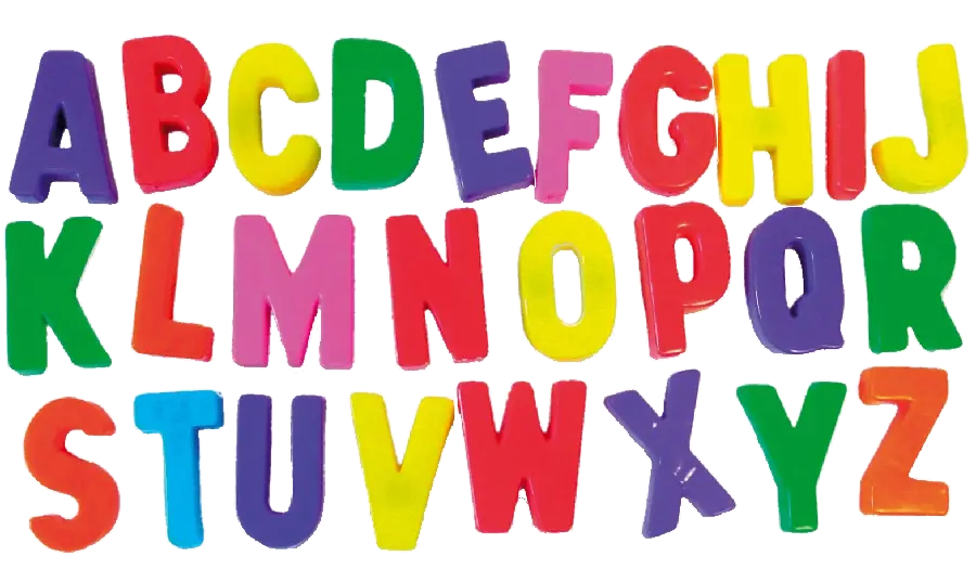 Colorful English Letters Photo