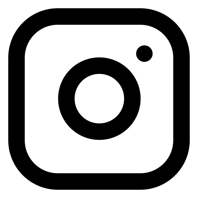 Instagram Black & White Logo PNG