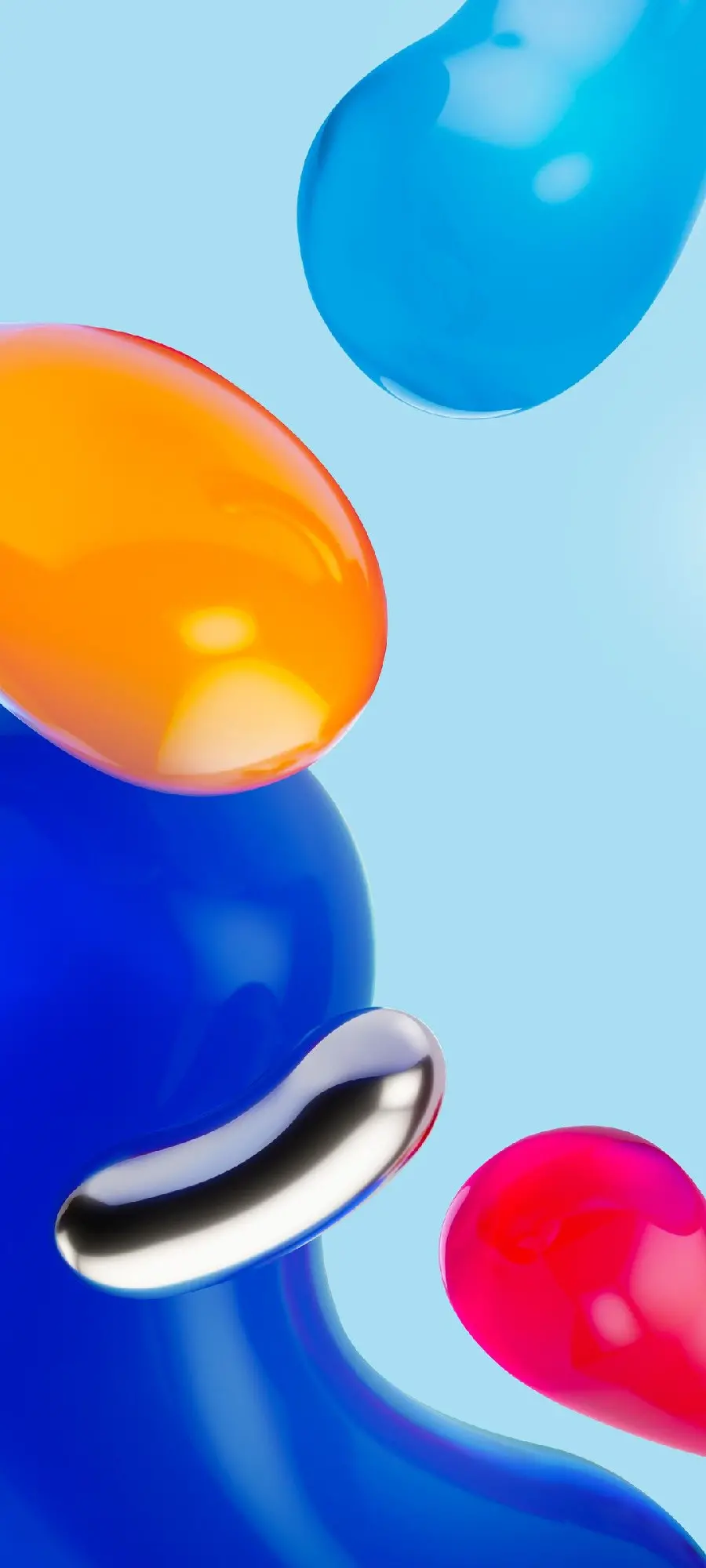 Color Drop Design Wallpaper for the New Xiaomi Phone