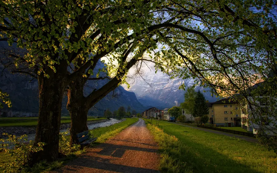 Download a photo of a landscape of Swiss nature