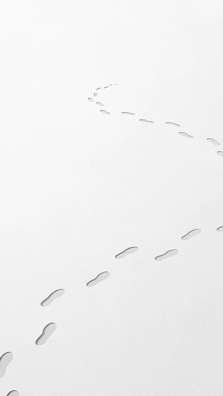 High Quality Trace File In white snow as a phone background