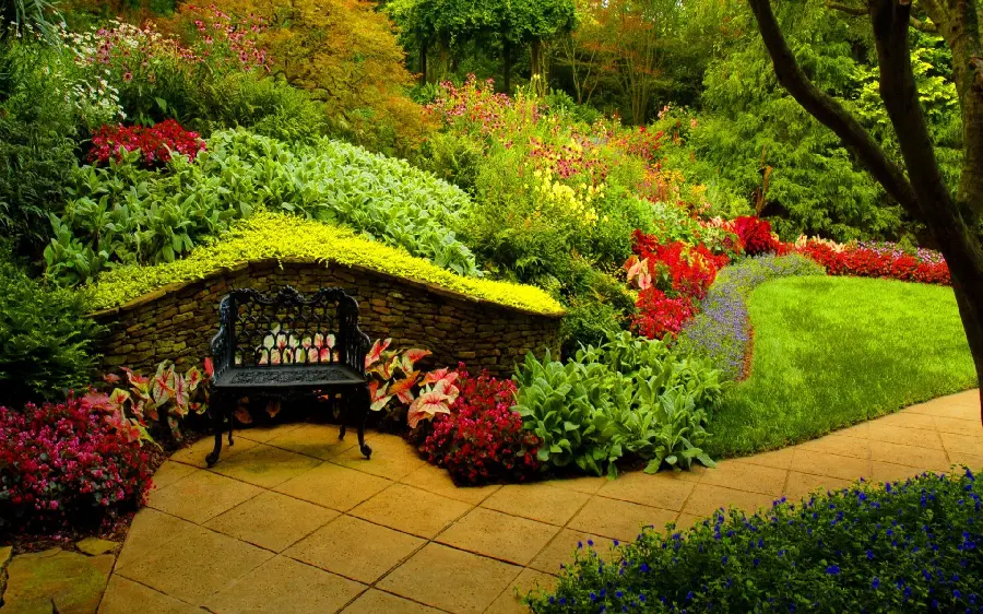 Beautiful Spring Park Wallpaper for Desktop