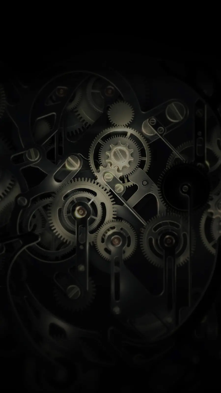 Cool industrial gear graphic photo with dark theme 1401