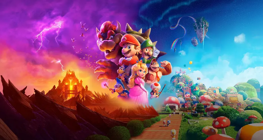 Colorful and Beautiful Super Mario Bros Wallpaper for Laptops