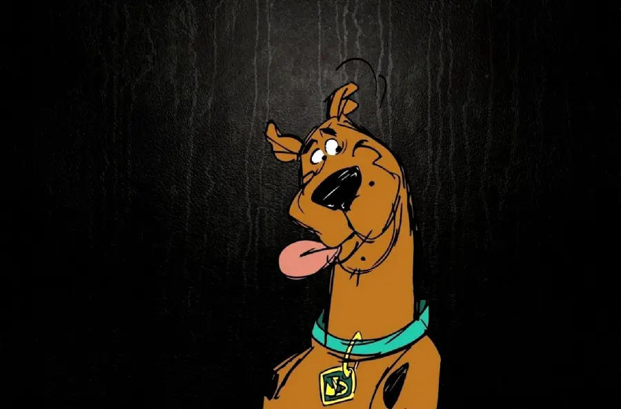 Full HD background of the Scooby-Doo cartoon dog for a laptop