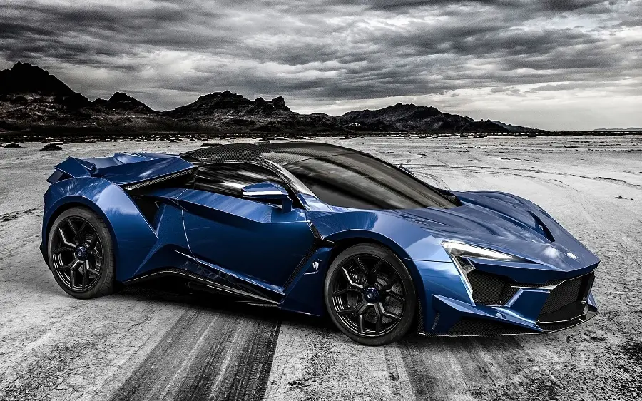 Super Sport Car Photos with Black and White Background