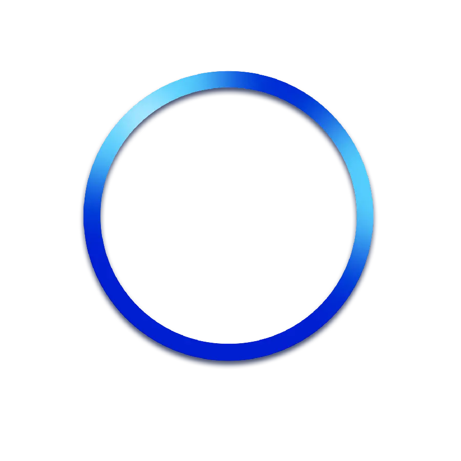 High quality blue circle frame for editing