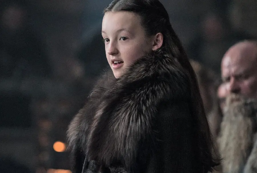 Girl's profile picture with Bella Ramsey's picture in Game of Thrones