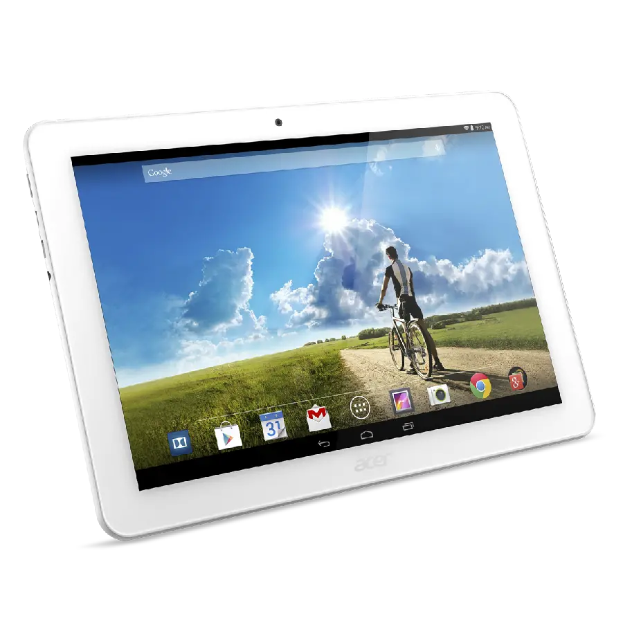 Download image of an Acer tablet with a blank background for Inshot