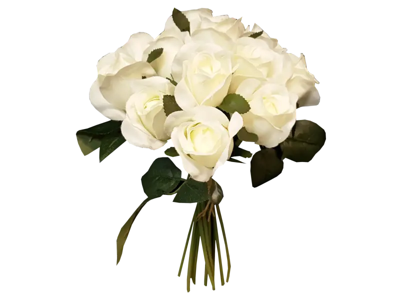 Dreamy white bouquet png download for website design