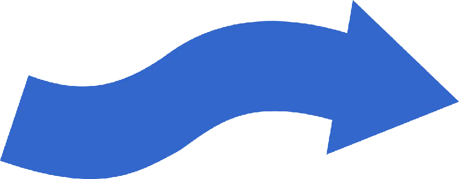 Blue Arrow and Arrow Pointing Right in PNG Format