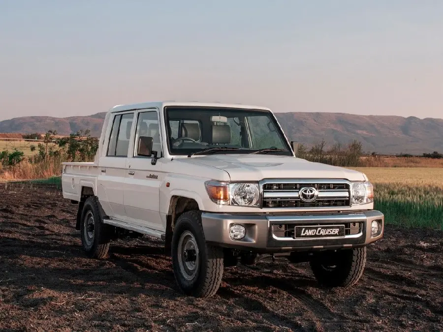 Photo of Toyota Land Cruiser 70 Double Cab Front Monica White