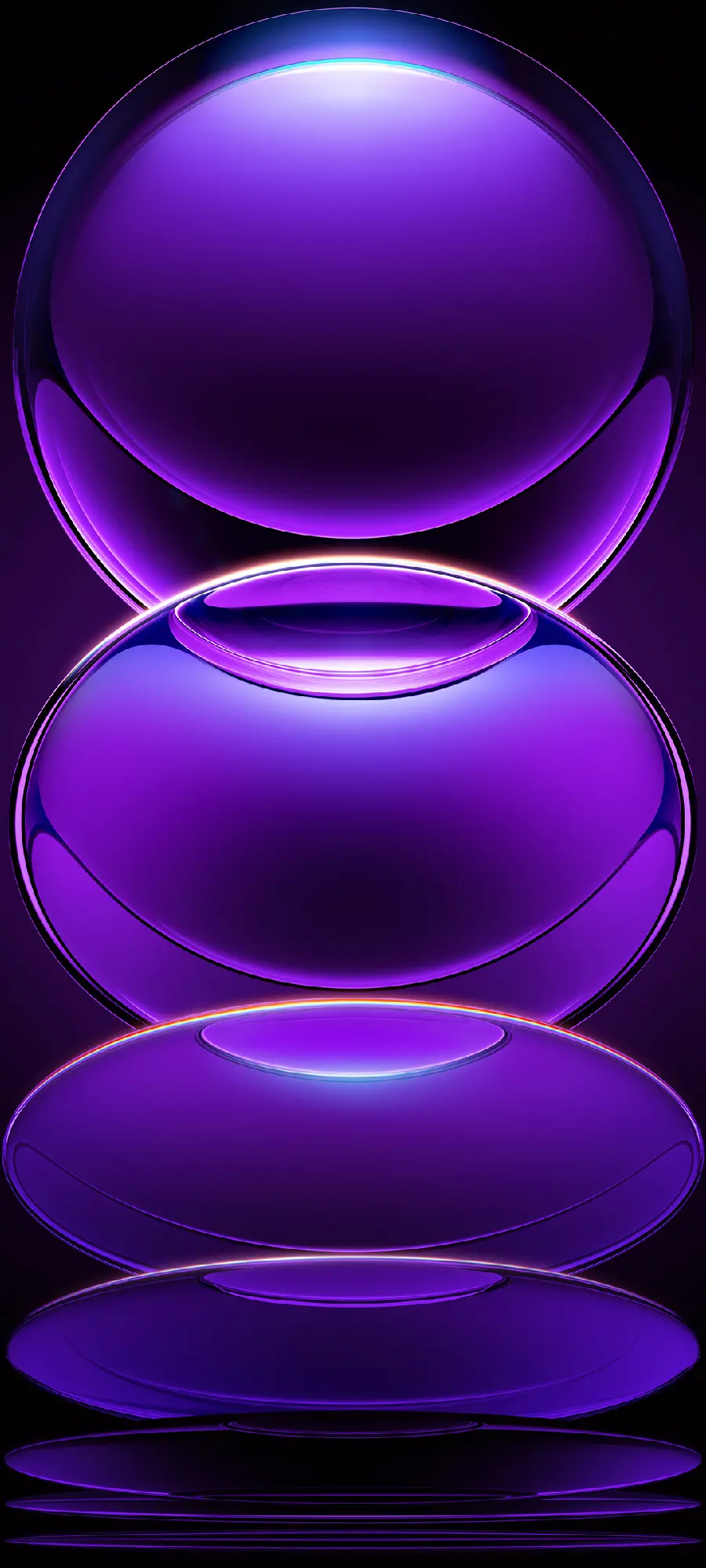 Cool Purple and Black Wallpaper for Xiaomi 12 Pro