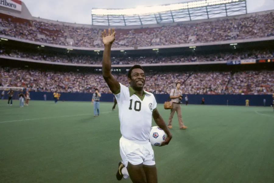 Pele's photo of the number 10 player of the Brazilian national team