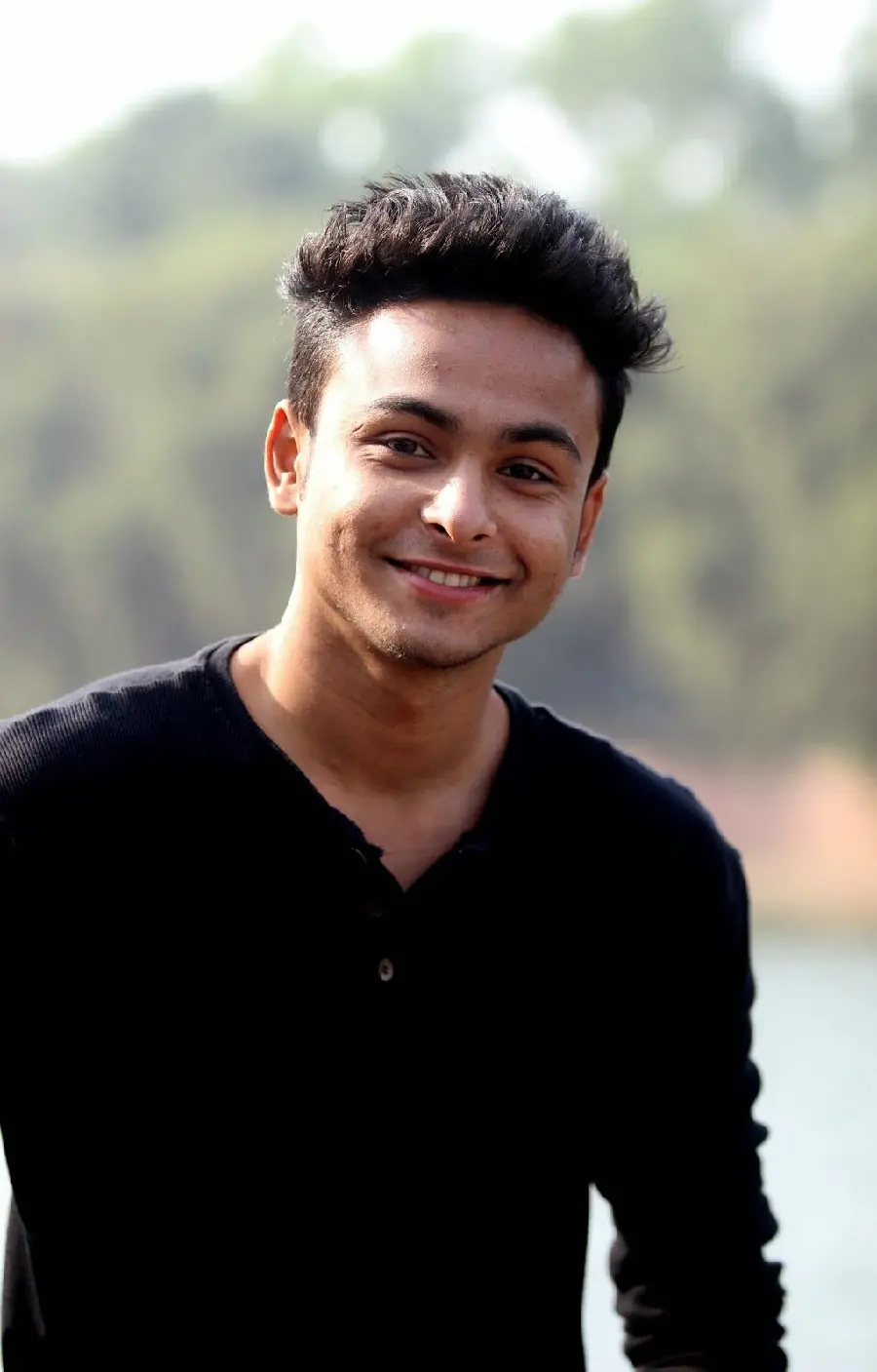 Profile photo of a happy, cheerful boy