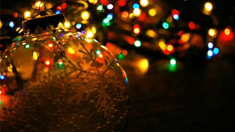 Superbly Spectacular Colorful String Light Wallpaper for Desktop 