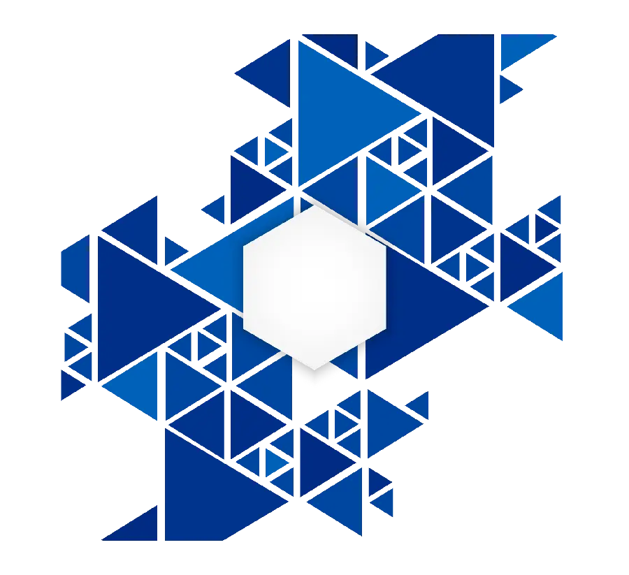 The most beautiful blue triangle png used for logo creation