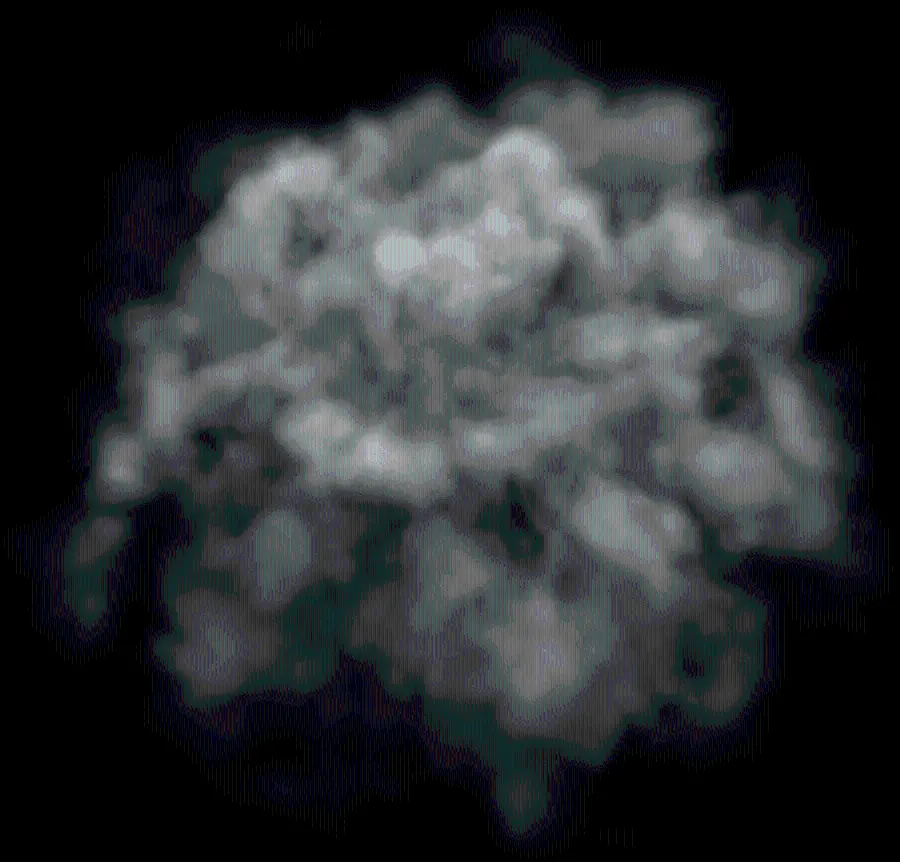 Black and White Cloud Image without Background PNG