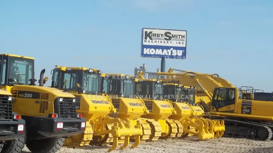 Photo of bulldozer and machinery