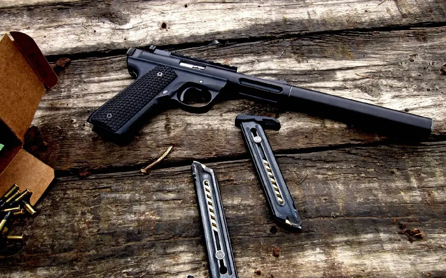 Real Colt Suppressed Image and Background for Windows 12