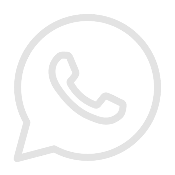 White WhatsApp logo and emblem PNG
