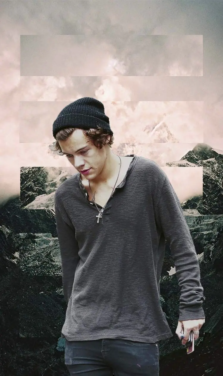 Harry Styles' attractive photo for Instagram fan editing