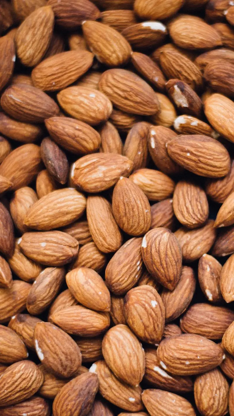 Delicious Natural Raw Almond Wallpaper for Phone
