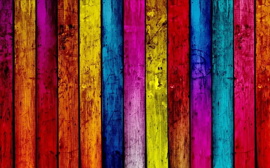 Colorful Wood Wallpaper for Computer with 4K Quality 