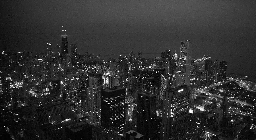 Hottest 4K Laptop Wallpaper with Black and White City Design