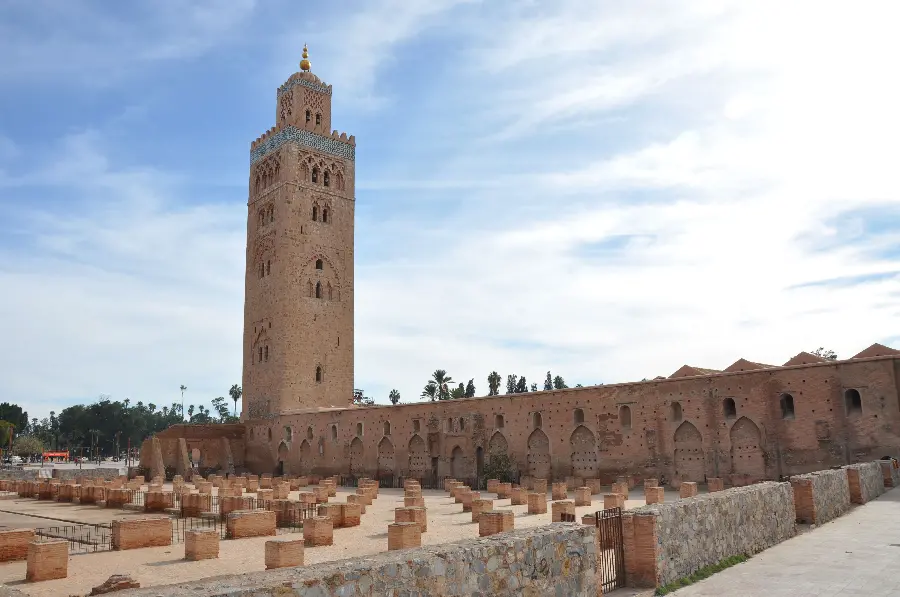 HD photo of the largest mosque in Morocco