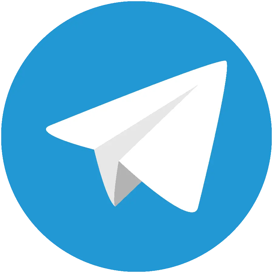 High quality stylish and colorful Telegram logo