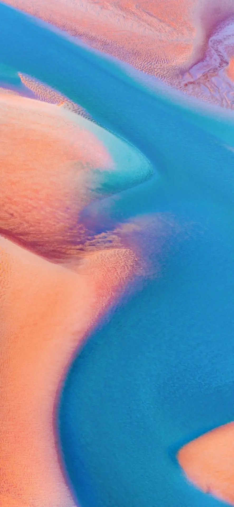 Special beach painting wallpaper for mobile phone