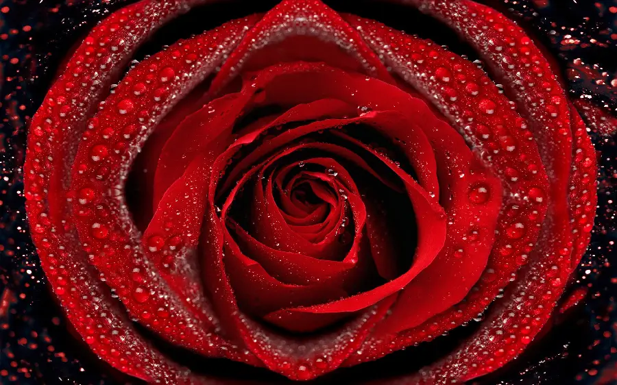 Red Rose Wallpaper for Windows and Computer and Desktop
