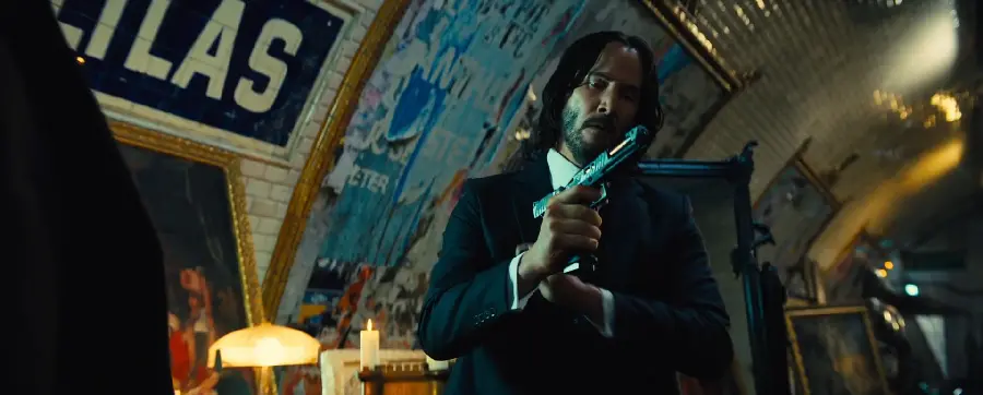 Keanu Reeves' magical image in the movie Most Viewed John Wick 4