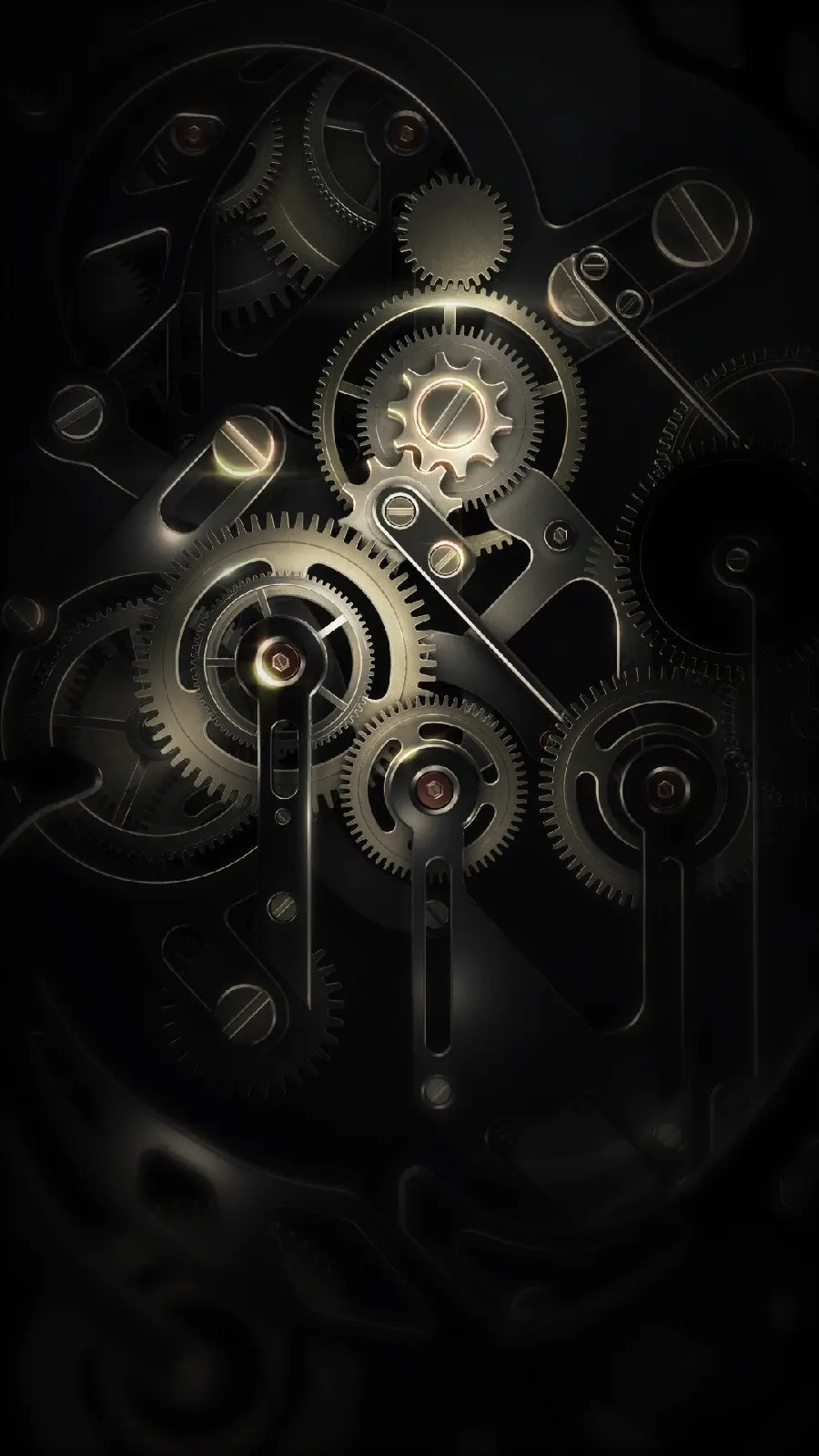 The latest iPhone background with a special gear design