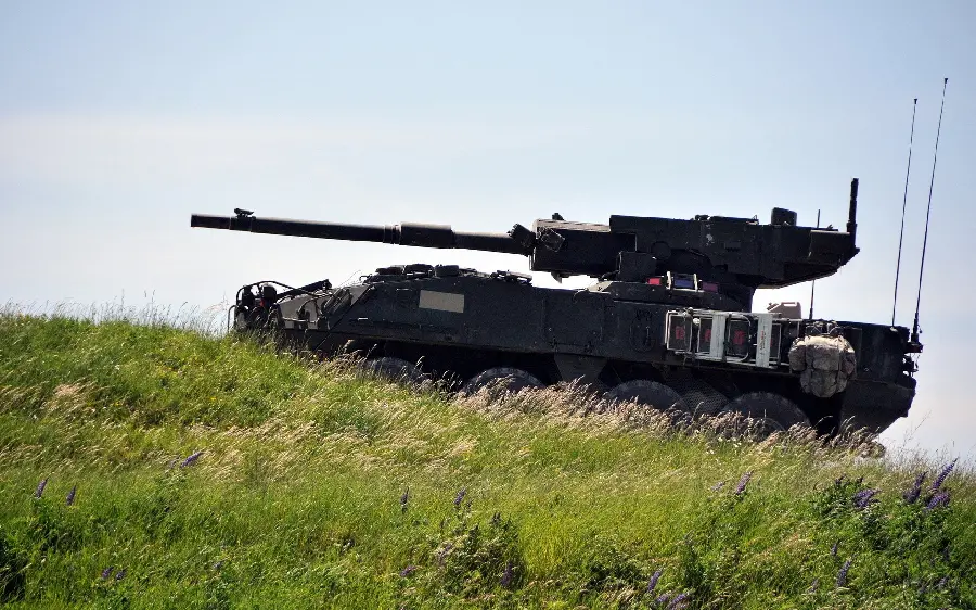 Amazing Laptop Background of a Huge Battle Tank